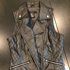 Leather vest